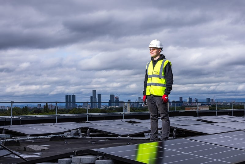 Solar panels for renewable energy